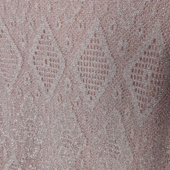 Vintage Shimmery Pink Fringe Layered Dress - Picture 5 of 5